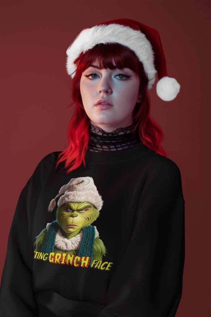 "Resting Grinch Face" Sweatshirt